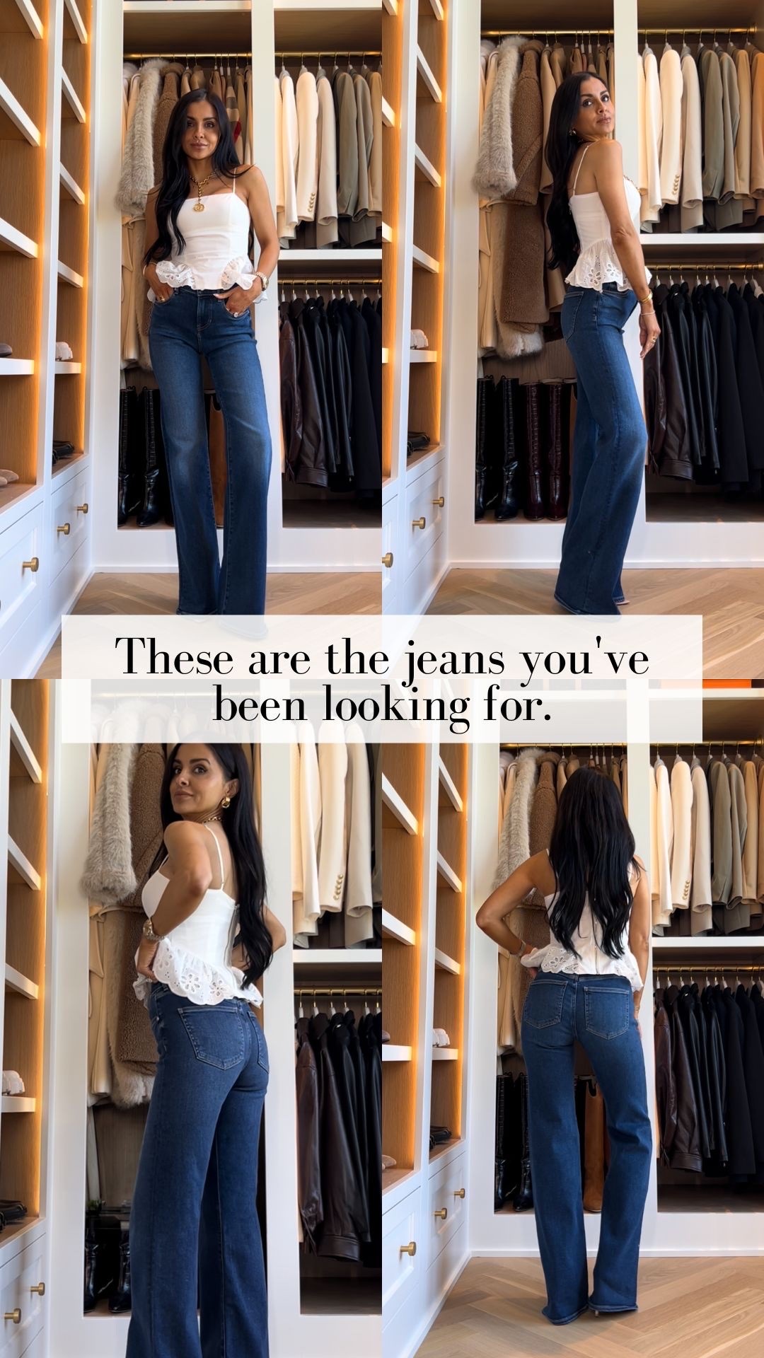 The most flattering jeans that look good on everyone! These Veronica Beard jeans instantly make you look slimmer & taller
Wearing a size 24 - fit TTS 
They have the perfect amount of stretch to maintain their shape 
Gucci necklace

#LTKOver40 #LTKootd #LTKPetite