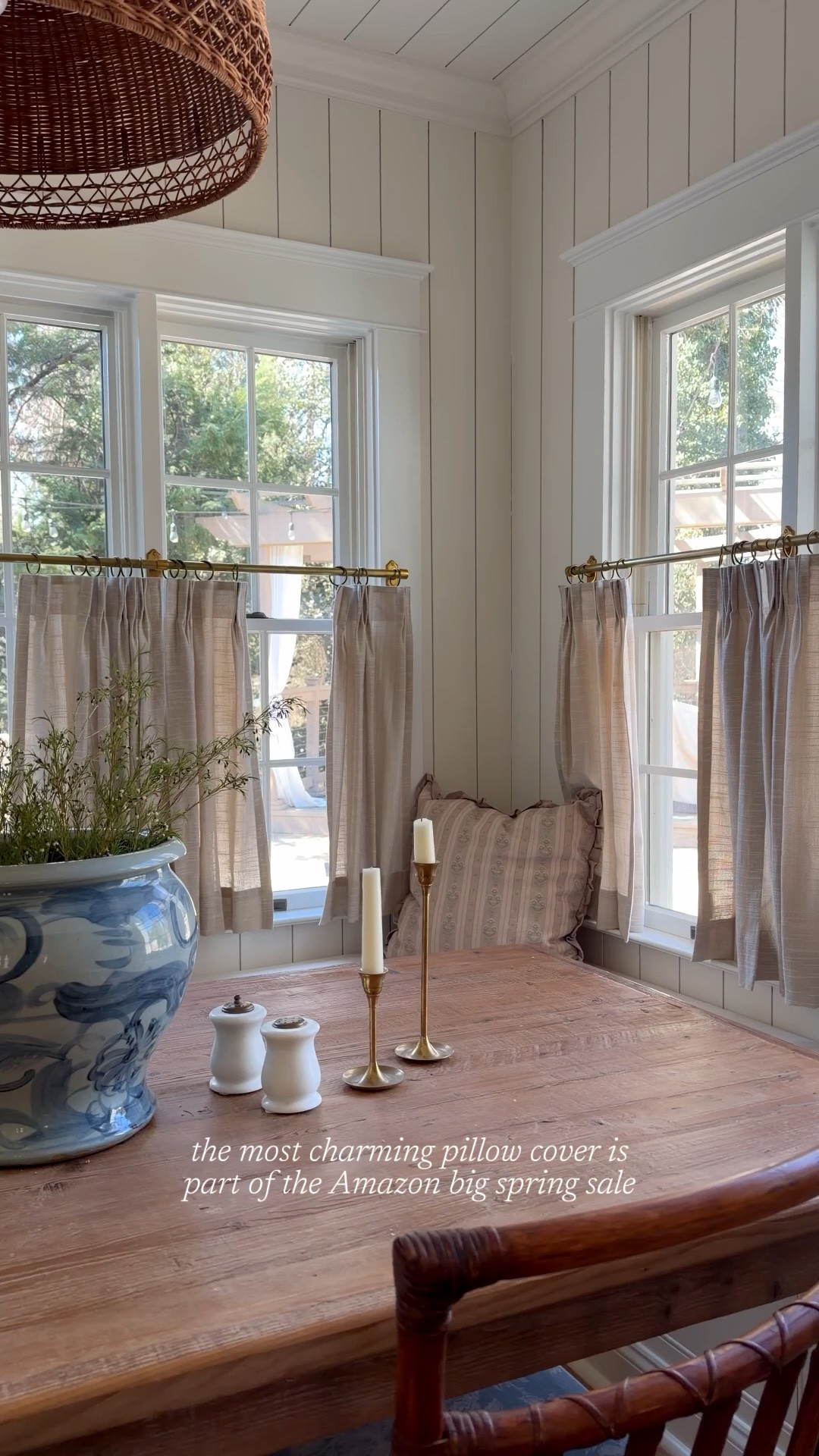 The @amazon big spring sale is ON and this pillow cover is the one I’d snag! It’s the perfect delicate detail to layer into any space. Comment PILLOW below to shop from your inbox and enjoy the sale through the 31st!  #ad #founditonamazon 