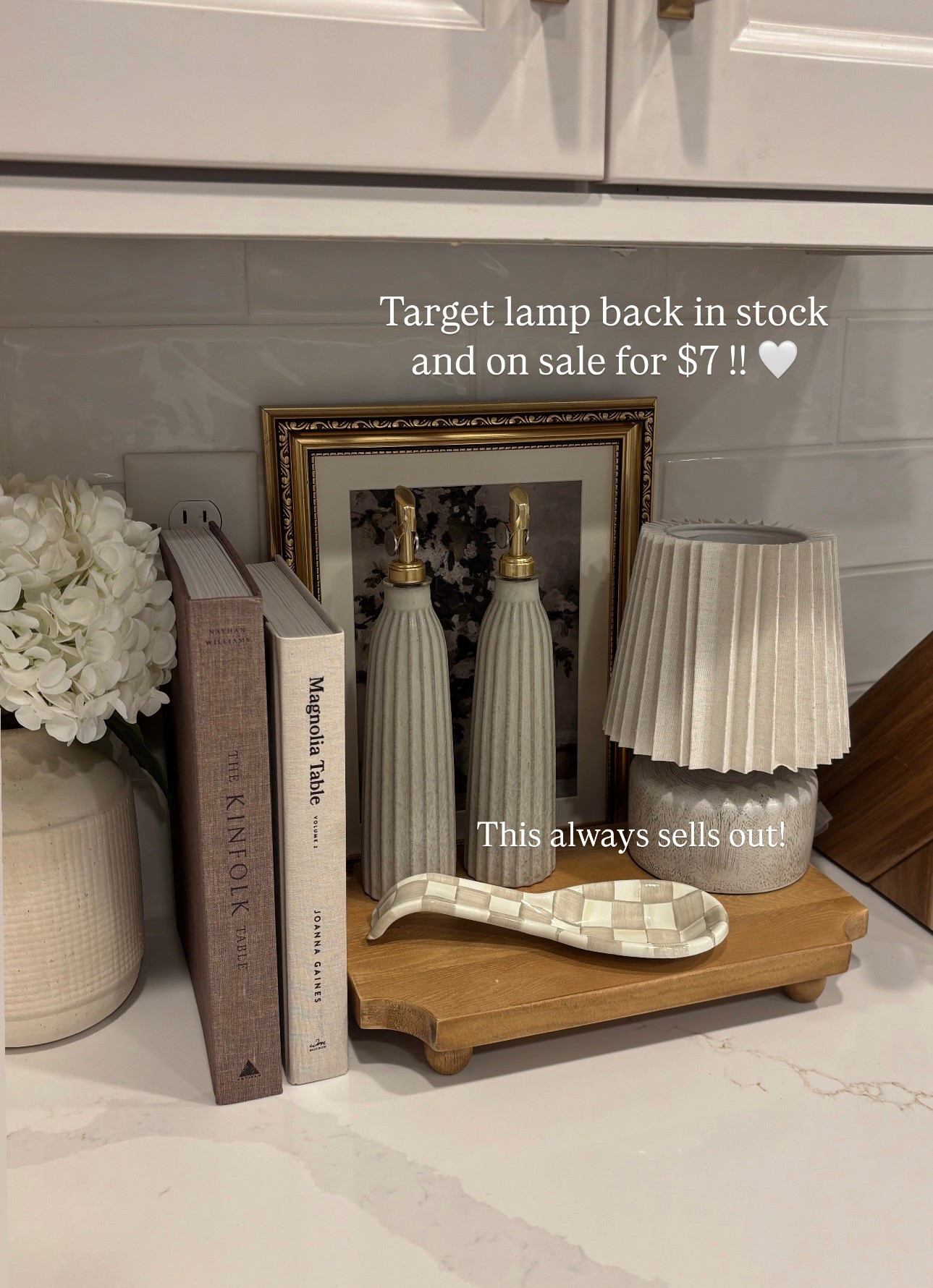 This lamp is restocked and only $7 !! 🤍

Target home finds
Kitchen decor 

#LTKHome #LTKStyleTip #LTKSaleAlert