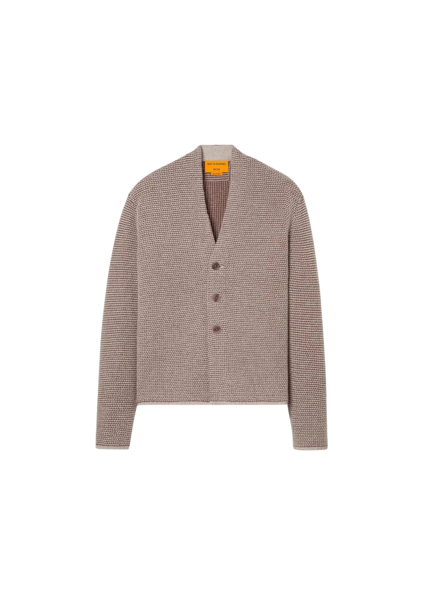 Boucle Everywear Cardigan in Almond/Oatmilk | MODISTE