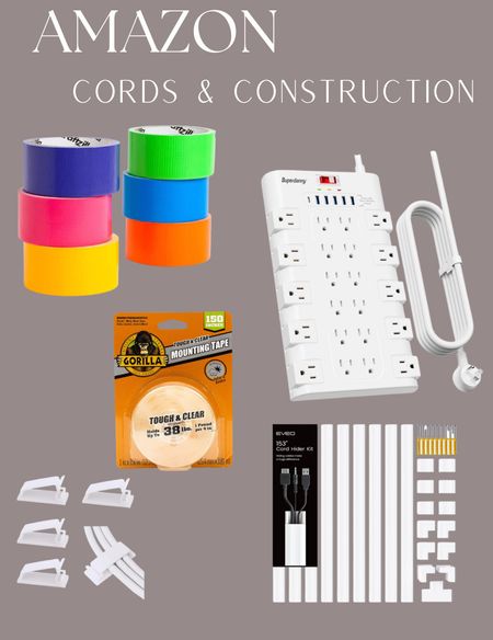 Colored duct tape

Office supplies | office things | office work space | home office |
Colored duct tape
Self Adhesive Cable Management Clips
Power Strip Surge Protector with 22 AC Outlets
ord Covers for Wires - Paintable Cable Hider


#LTKsalealert #LTKfindsunder50 #LTKfindsunder100