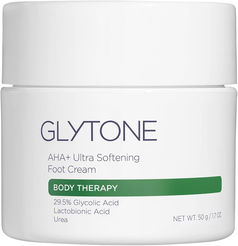 GLYTONE AHA+ Foot Cream for Dry Cracked Heels & Feet | Exfoliate, Hydrate & Retexturize Dry, Roug... | Amazon (US)