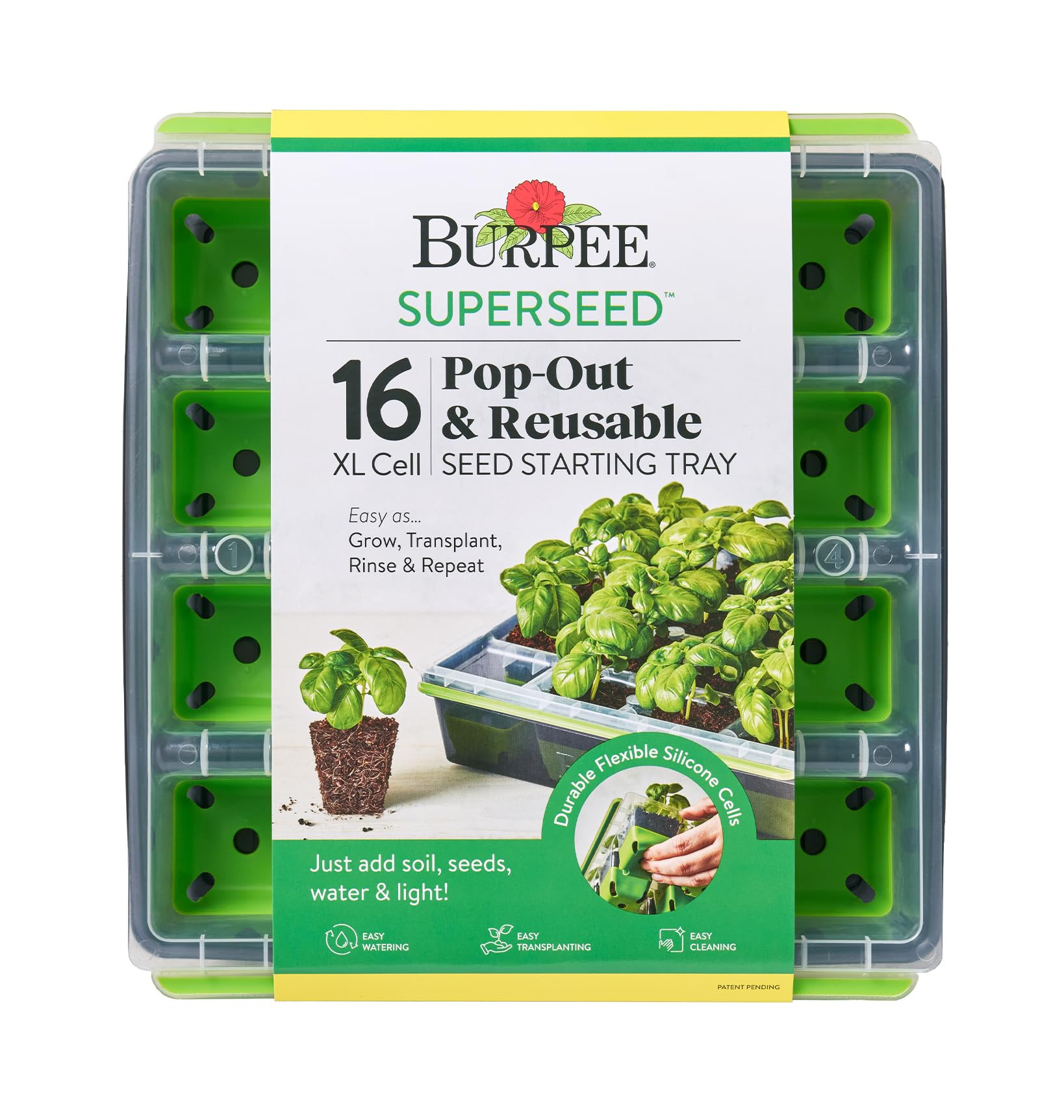 Burpee SuperSeed Seed Starting Tray | 16 XL Cell | Reusable & Dishwasher Safe | for Starting Vege... | Amazon (US)