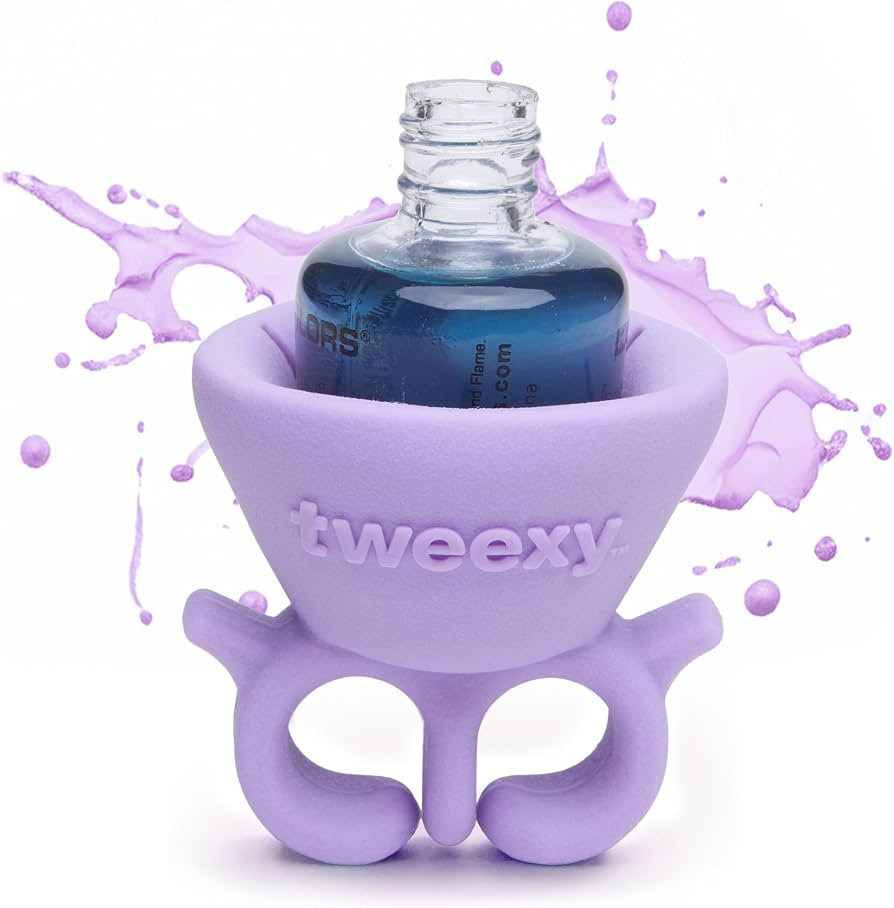 tweexy Wearable Nail Polish Holder Ring - Nail Polish Bottle Holder for Easy Application | Perfec... | Amazon (US)