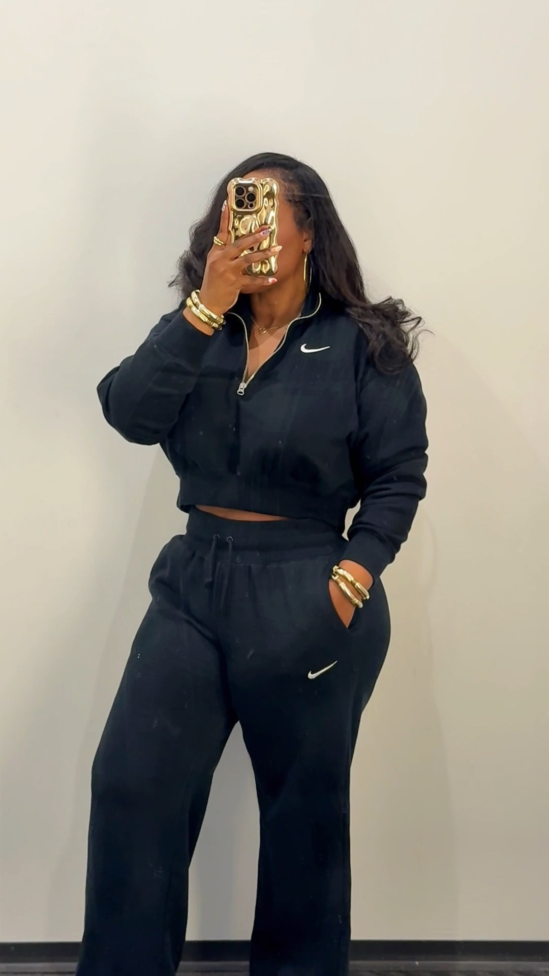 @Nike Comfy✨ Cozy ✨ & Casual Finds.
This is my ideal Fall travel ✈️ and run errands 🛒 outfit. Nike typically runs oversized and depending on your desired fit you can size up or down.

I’m 5’2 wearing a Small in the top and bottom 

#LTKActive #LTKStyleTip #LTKShoeCrush