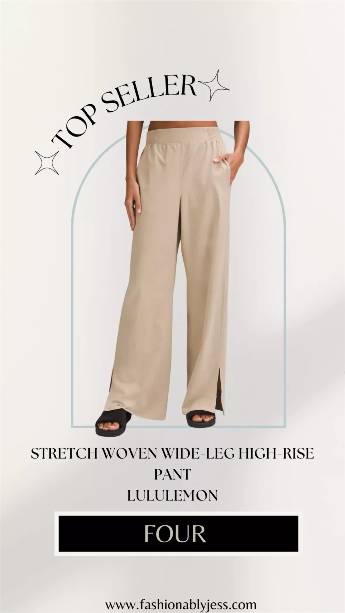 Lululemon Stretch Woven Wide-leg High-rise Pants