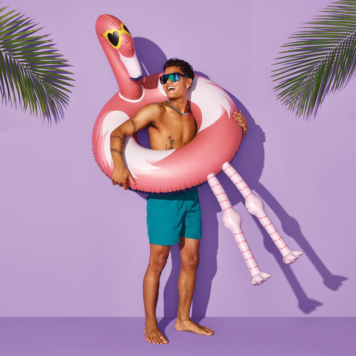 Flamingo Inflatable Inner Tube - Sun Squad™ | Target