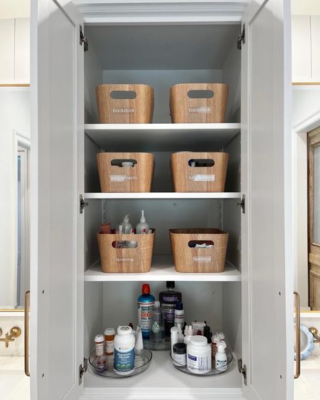 A little purge + a little product took this bathroom cabinet from chaotic to functional✨

#LTKhome #LTKbeauty