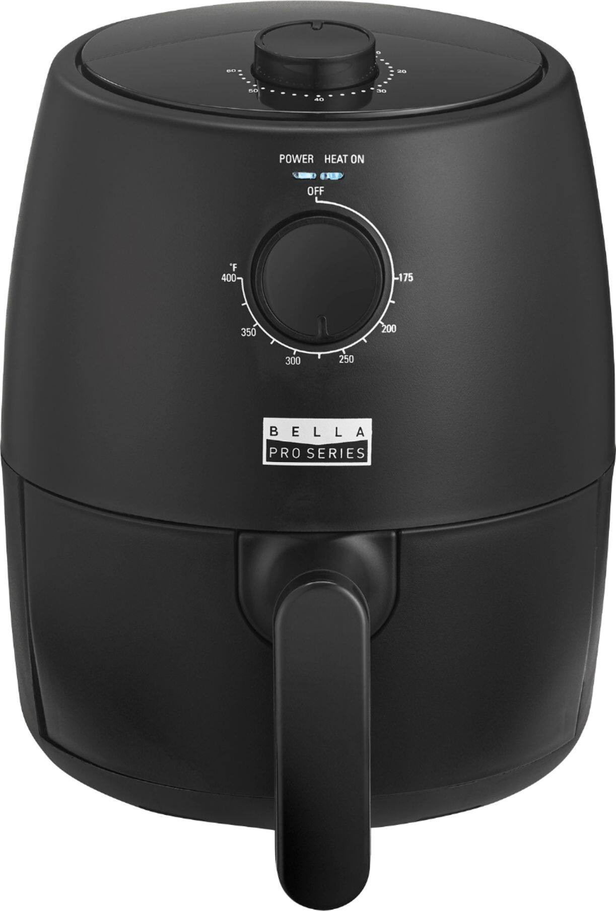 Bella Pro Series 2-qt. Analog Air Fryer Black Matte 90114 - Best Buy | Best Buy U.S.