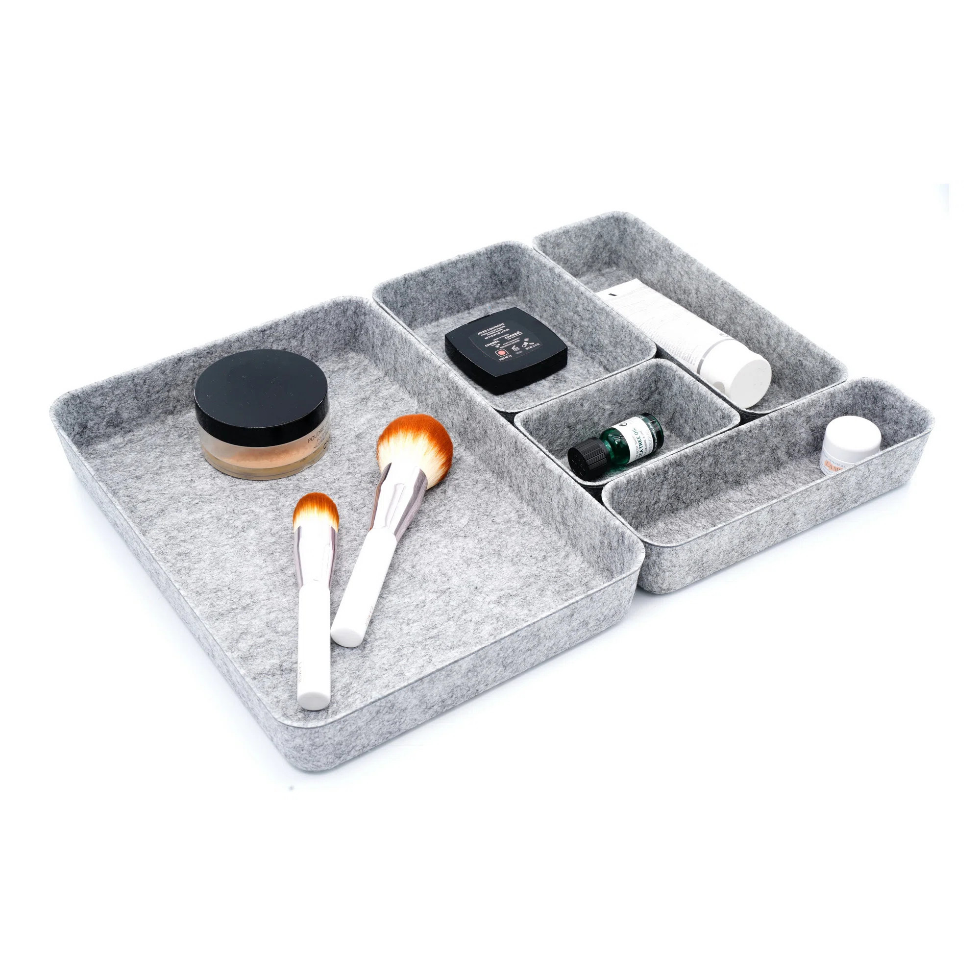 2.2'' H x 13.6'' W x 9.6'' D Office Drawer Organizer (Set of 5) | Wayfair North America