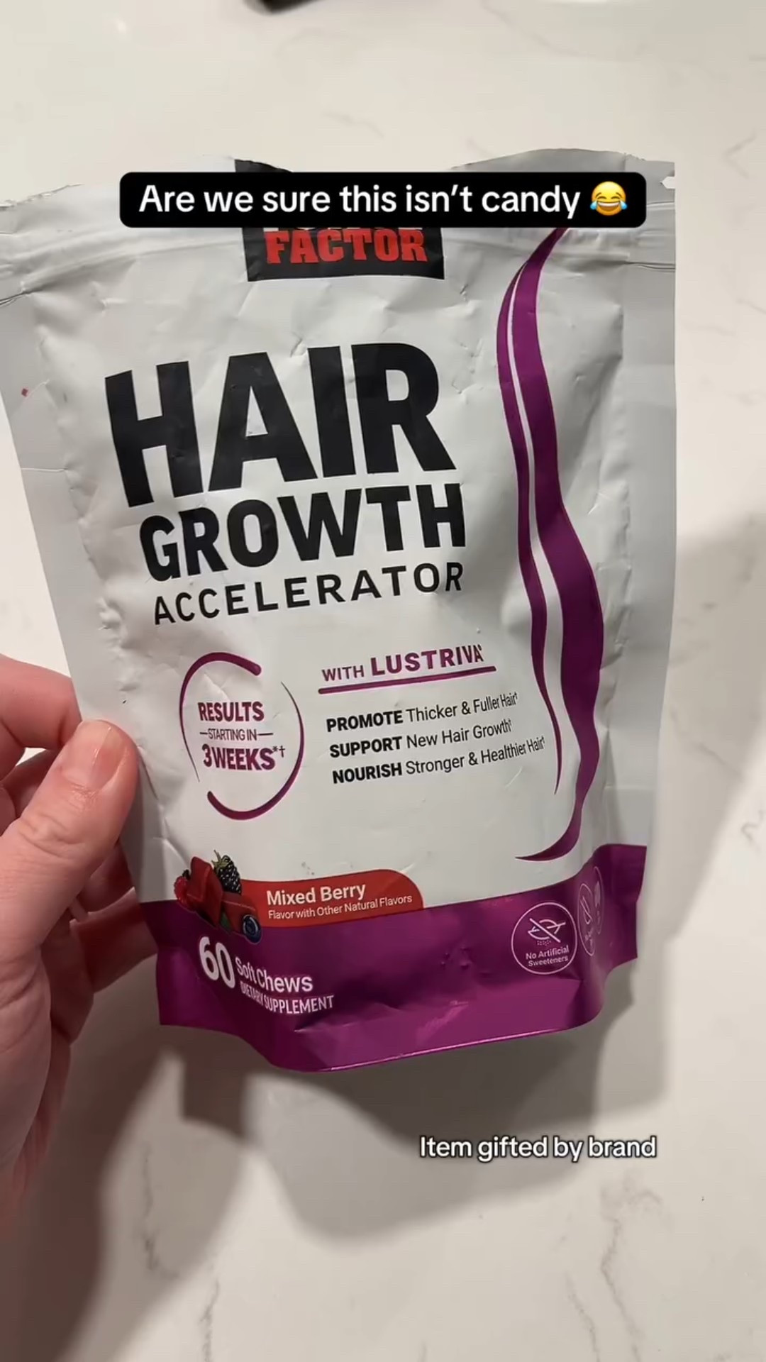 I’m almost out too, which means I need to restock 😂 these hair soft chews taste so good, definitely a daily treat. Item gifted by brand. #hairvitamins #supplements #lustriva #biotin #haircare

✨ #affiliate - I earn commission on qualifying purchases through affiliate links, thank you for your support! 

#LTKmomlife #LTKBeauty #LTKselfcare