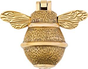 Bee Door Knocker for Front Door | Polished Solid Brass Bee | Brass Knockers with Strike Plate | U... | Amazon (US)