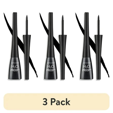 (3 pack) Wet n Wild H2O Proof, Liquid Eyeliner, Black | Walmart (US)