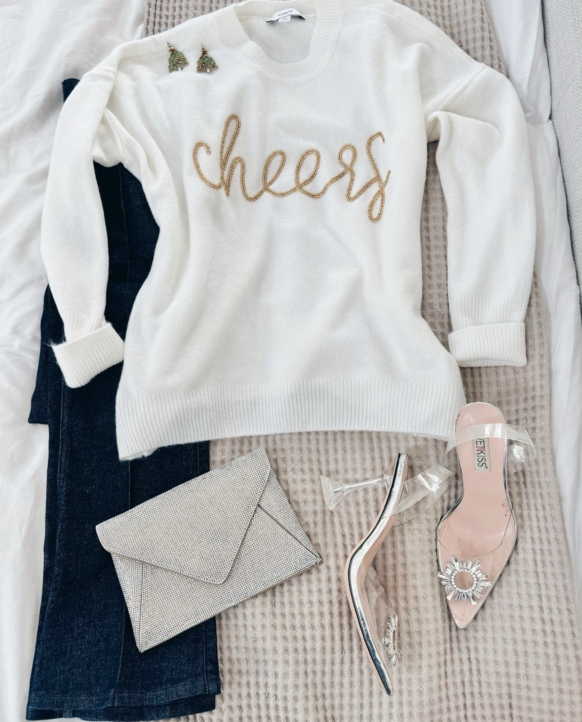 Get it while you can! Back in stock this season. 

Holiday sweater
Holiday outfit

#LTKHoliday #LTKOver40 #LTKParties