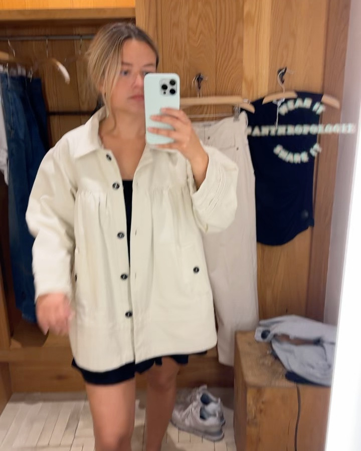 New fall jacket from Anthropologie i am obseeeeessssed with. Can’t wait to style with knee high boots in a black leather or brown suede 

#LTKstyletip #LTKSeasonal #LTKVideo