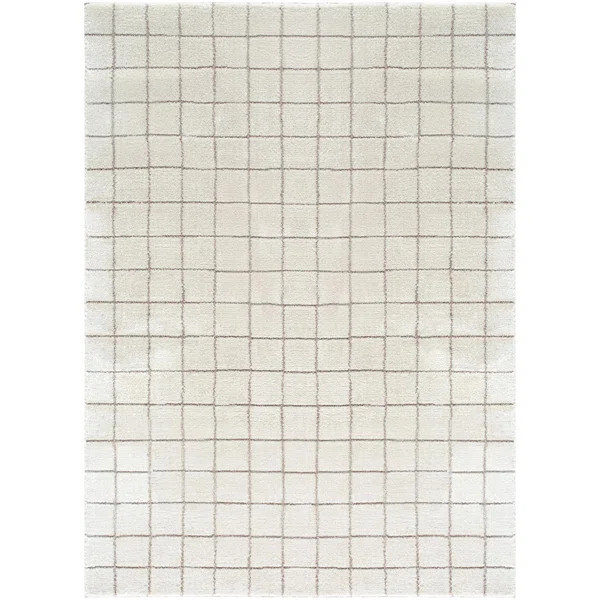 Our PNW Home x Livabliss Boho Scandi High Pile Ivory Area Rug | Wayfair North America