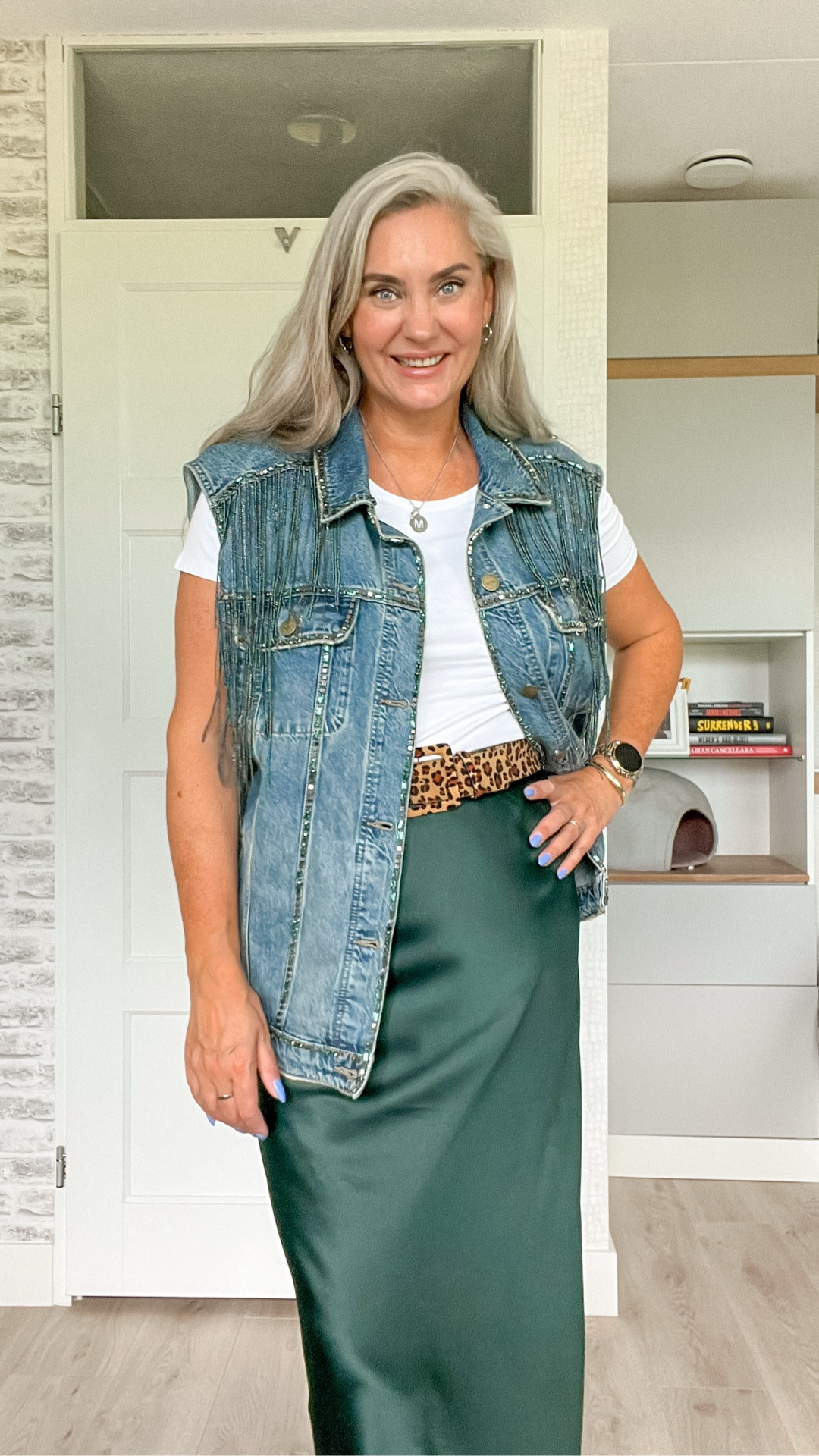 Will it fit? Featuring a gorgeous bottle green satin skirt. I am wearing an XL but probably could have sized down. 

#LTKmidsize #LTKeurope #LTKstyletip