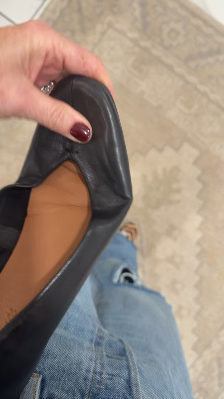 Fit like a glove ballet flats. So comfy and soft!