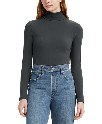 Levi's Ellie Ribbed-Knit Turtleneck & Reviews - Tops - Women - Macy's | Macys (US)