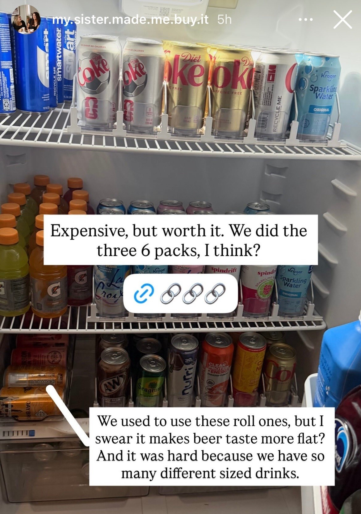 Another kitchen organization favorite in my home: This fridge can organizer from Amazon. It holds 12oz, 16oz, and 20oz and can fit anywhere from 15-30 bottles/cans.

#LTKHome #LTKmomlife #LTKdayinmylife