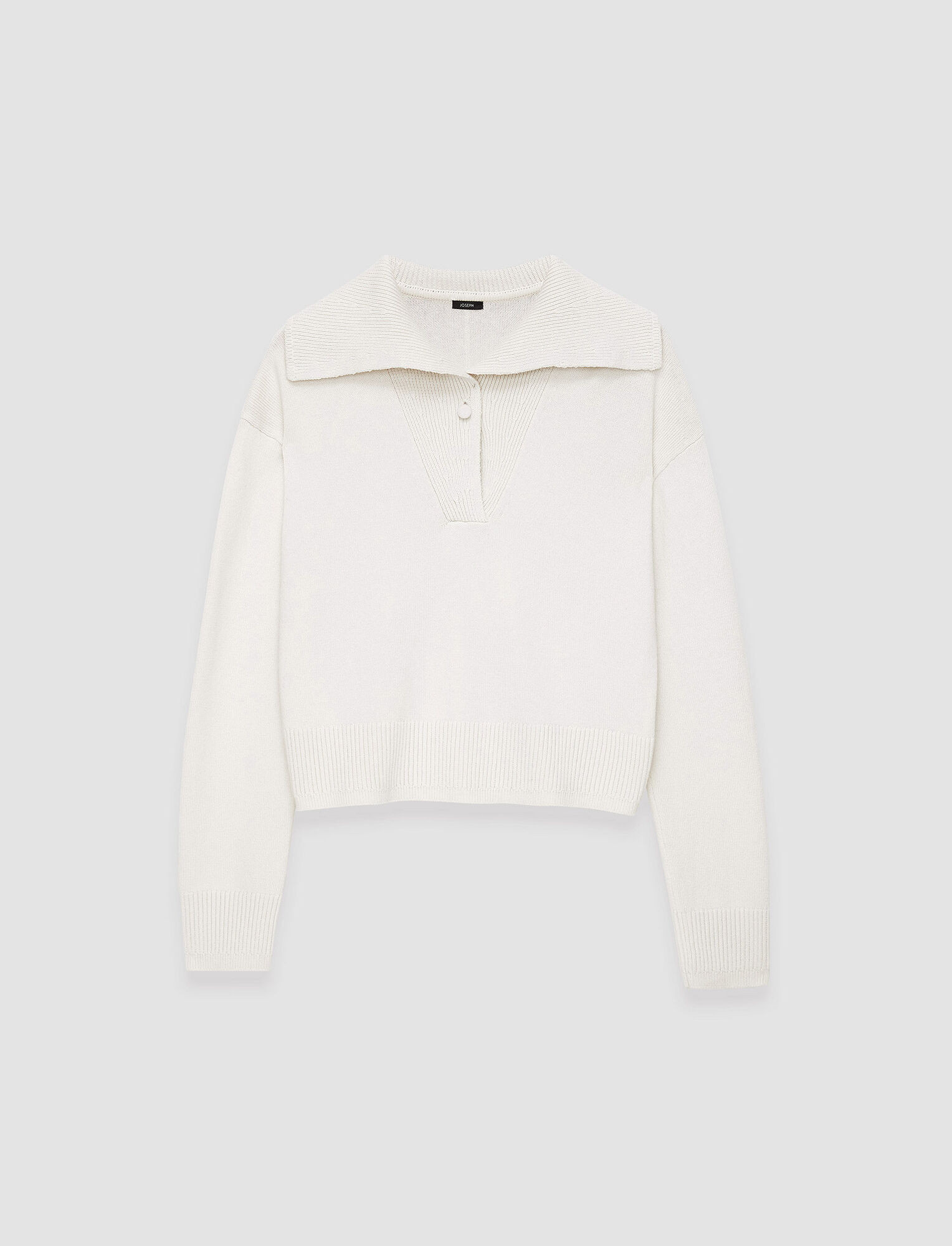 Silk Cashmere Polo Jumper | Joseph