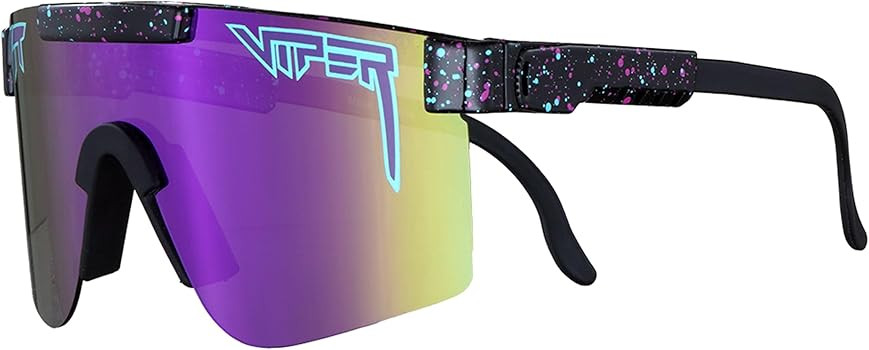 Pit Viper The Midnight Original Sunglasses Polarized Blue-Purple Lens Narrow Fit | Amazon (US)