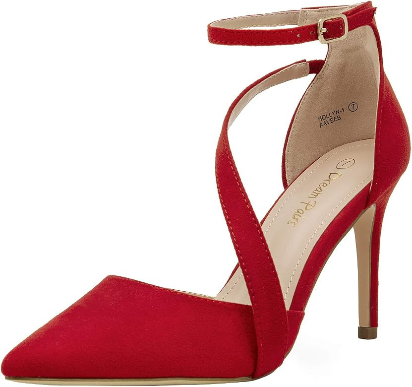 DREAM PAIRS Women's Oppointed-Lacey Pump Shoe | Amazon (US)
