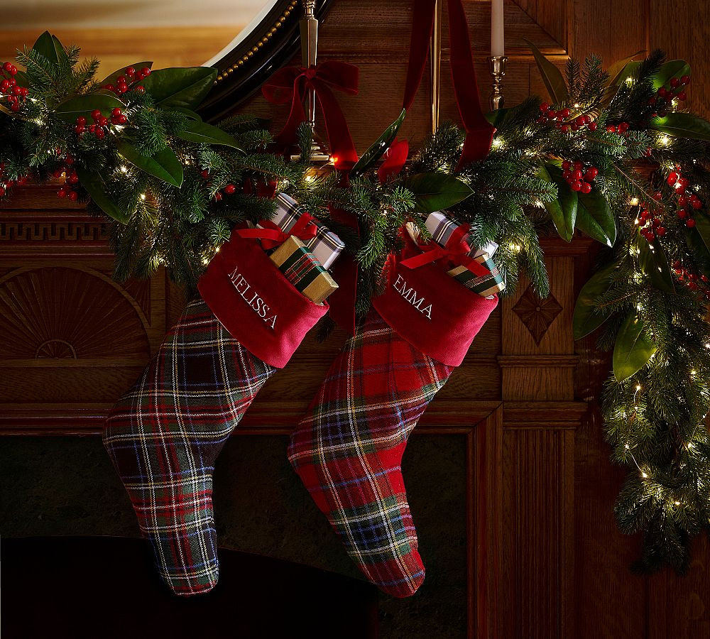 Plaid Stockings | Pottery Barn (US)