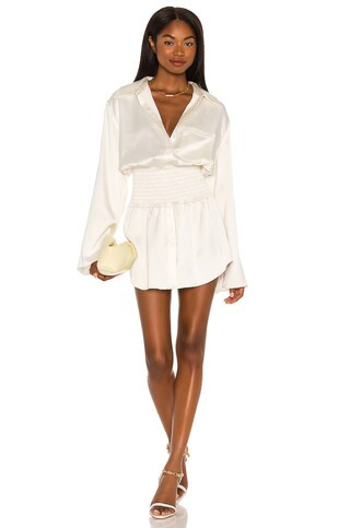L'Academie Jacquie Dress in Ivory from Revolve.com | Revolve Clothing (Global)