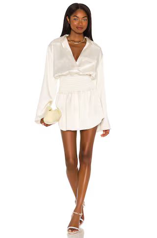 L'Academie Jacquie Dress in Ivory from Revolve.com | Revolve Clothing (Global)