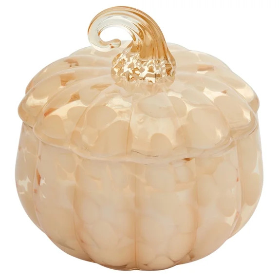 Better Homes and Gardens Pumpkin Snickerdoodle Swirl Scented 2 Wick Confetti Figural Pumpkin Jar ... | Walmart (US)