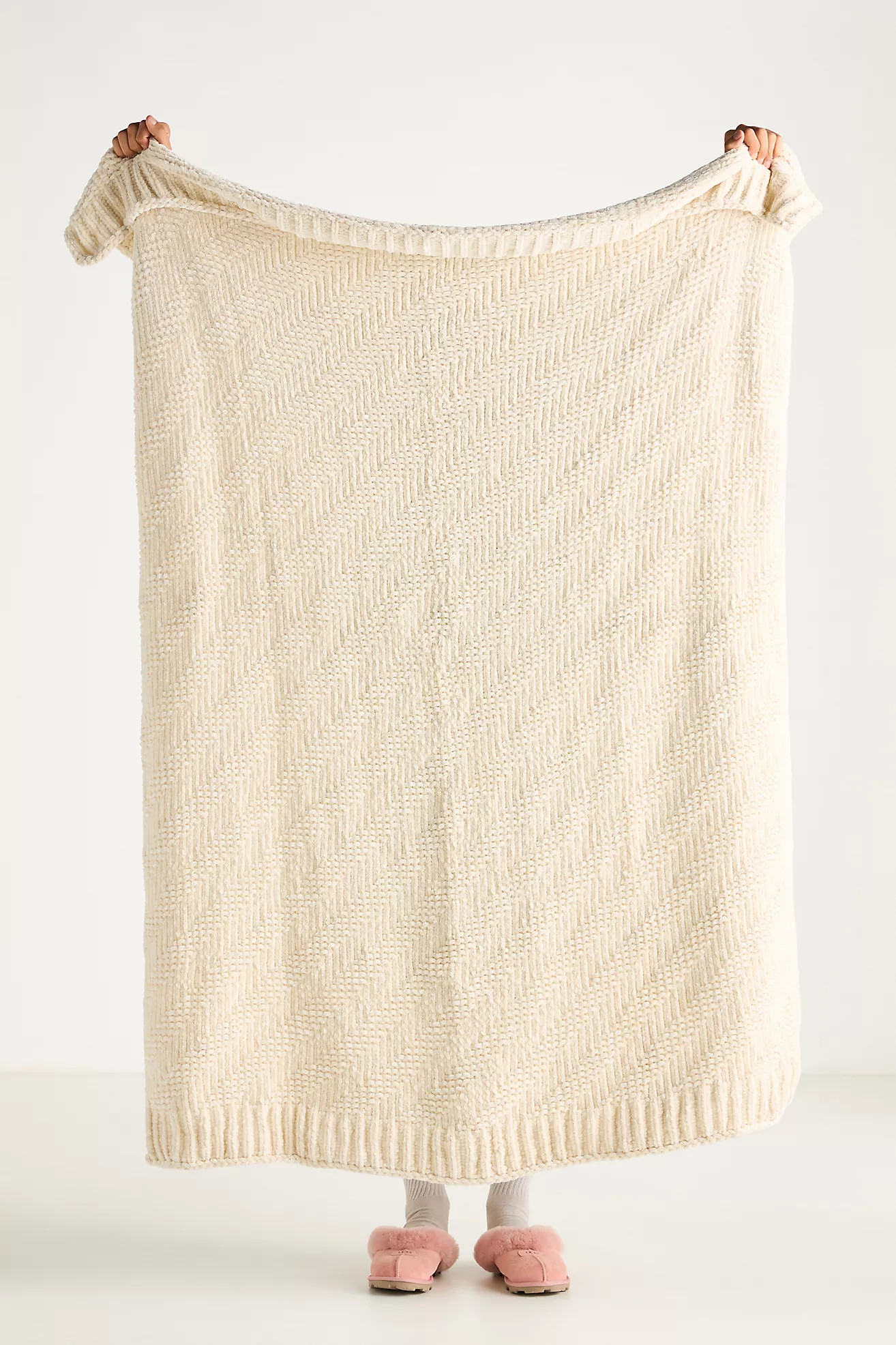 Rebecca Chenille Throw Blanket | Anthropologie (US)