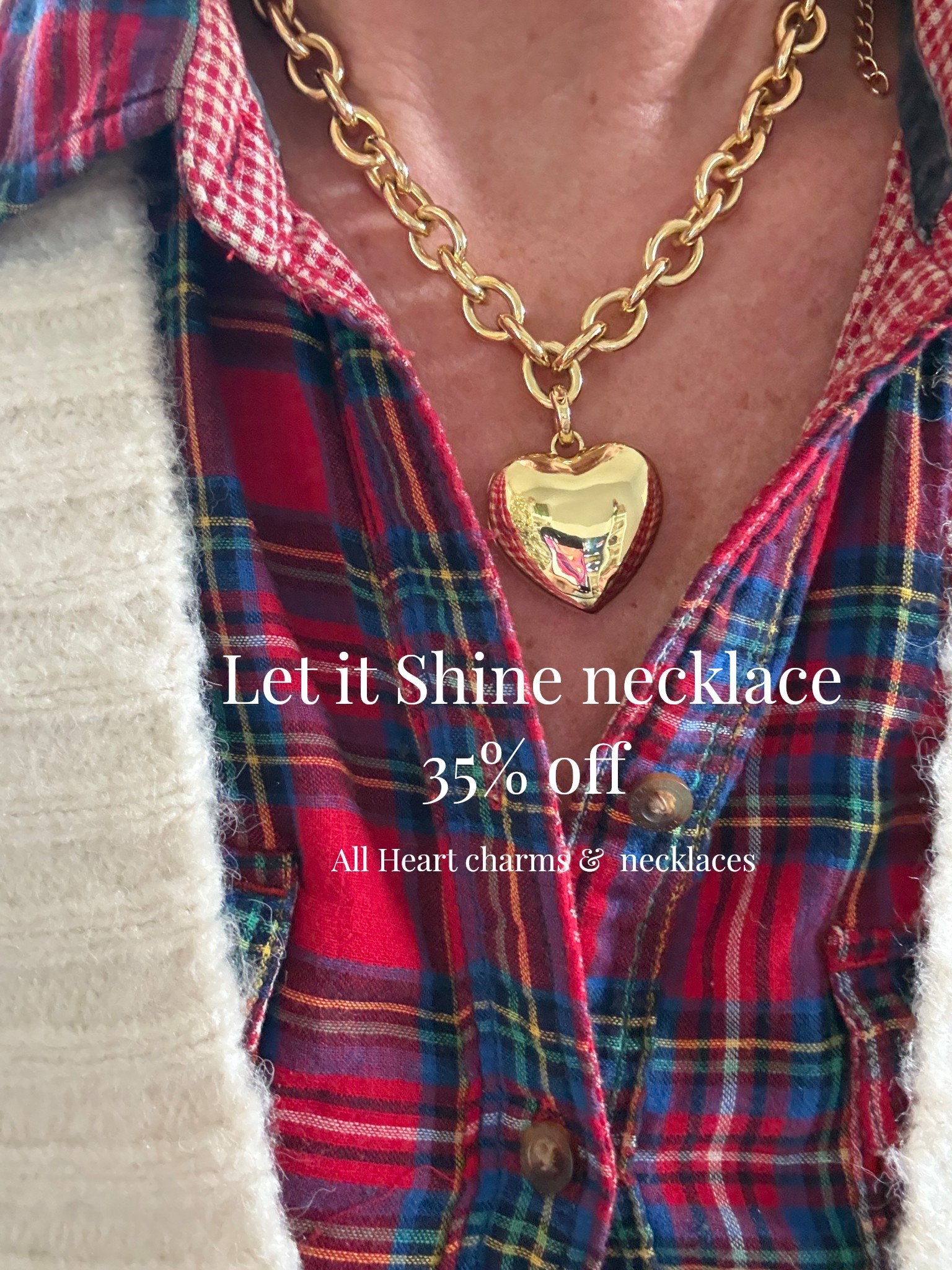 ❤️❤️❤️Sale❤️❤️❤️

Today & Tomorrow 
35% off ALL 
Heart necklaces & Charms

Use code: HEARTS

So many great pieces you’ll wear on repeat✔️
❤️🩷❤️🧡💛🩵💙💜🖤🤍