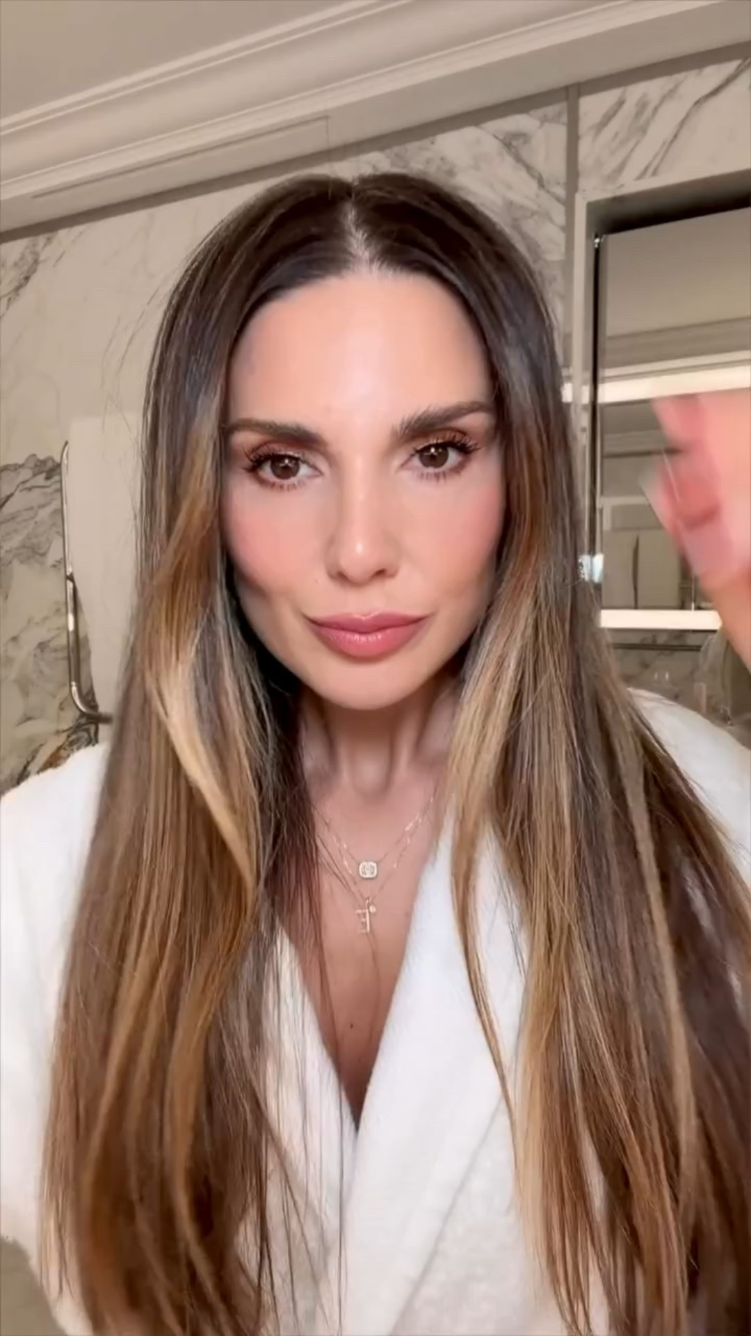 I’ve used:
@rhode Eye Patches
@augustinusbader Vitamin C Serum
@augustinusbader The Rich Cream
@Supergoop Every Single Face Sunscreen
@violette_fr Lip Balm
@chanel.beauty Water Tint in Medium
@narssisit Radiant Creamy Concealer in Custard
@makeupbymario Bronzing Serum in Light
@hauslabs Contour Balm in Angle
@refy Lip Blush in Guava and Orchid
@onesize Compact Powder in Light
@hungvanngobeauty Soft focus Bronzer in Hardworking 
@anastasiabeverlyhills Brown Powder Duo in Taupe and 7B Angled Brush
@victoriabeckhambeauty Satin Kajal Liner in Terracotta
@violette_FR Lune Liner inCoup de Foudre
@lancome Lash Idole Flutter Extension Mascara 
@yslbeauty Make Me Blush Powder Blush in shade in 87
@refy Blur Liner in Stone
@hudabeauty Lip Stain Contour in Soft Nude
@guerlain Rouge G Lipstick in 08 Le Nu
@lauramercier Setting Spray Ultra Blur