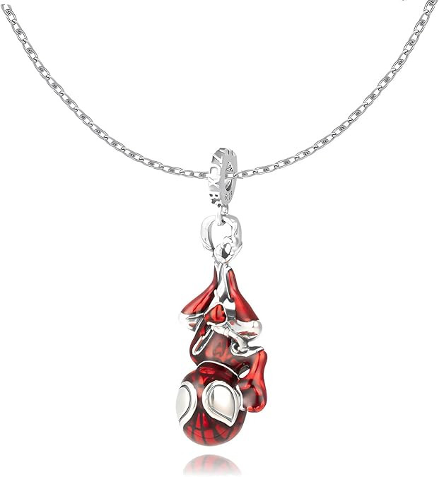 SpiderMan Pendant Necklace for Women and Man,Red Adjustable Spider Jewelry Chain,Ideal Spider Man... | Amazon (US)