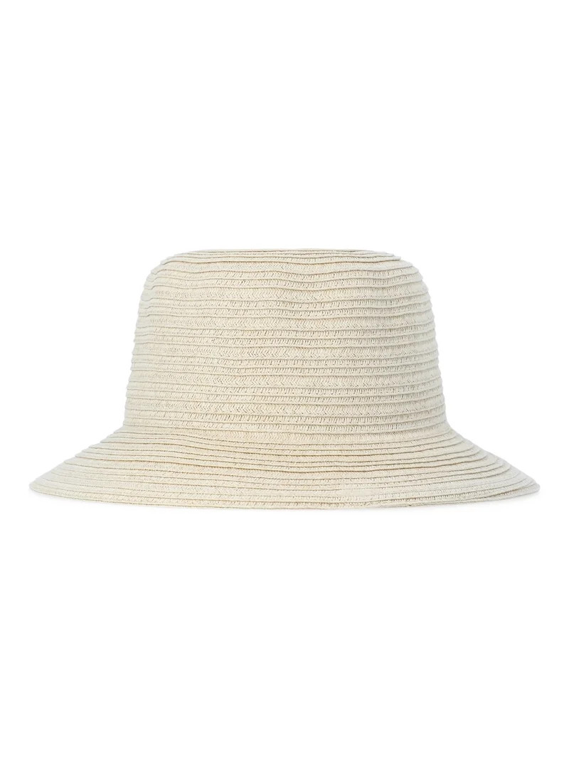 Time and Tru Women's Bucket Hat, Light Natural | Walmart (US)