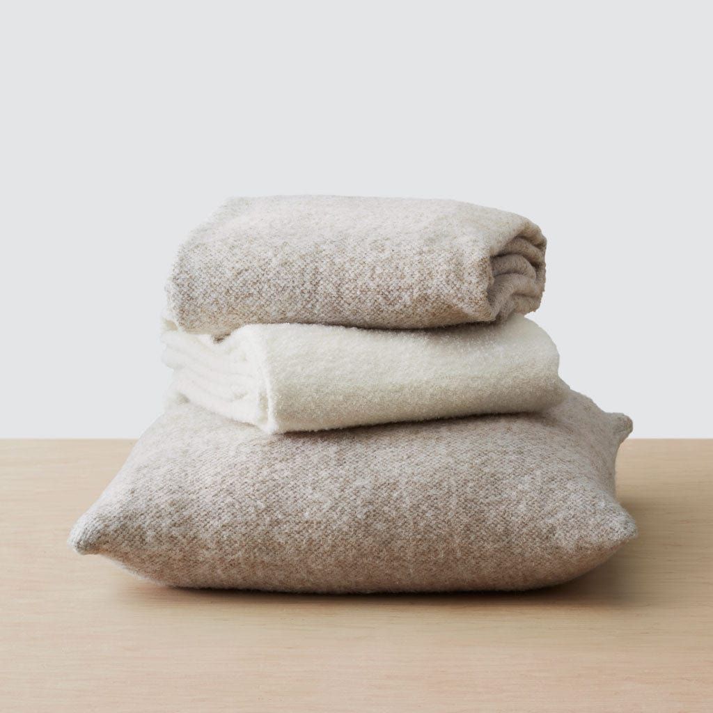 Catalina Boucle Throw - Ivory   – The Citizenry | The Citizenry
