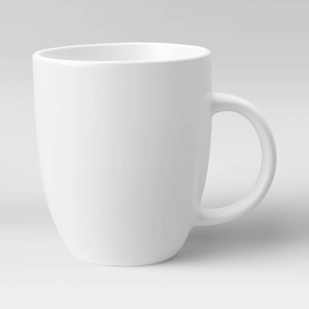 16.57oz Porcelain Coupe Coffee Mug White – Threshold™: Microwave & Dishwasher Safe, Hot Bever... | Target