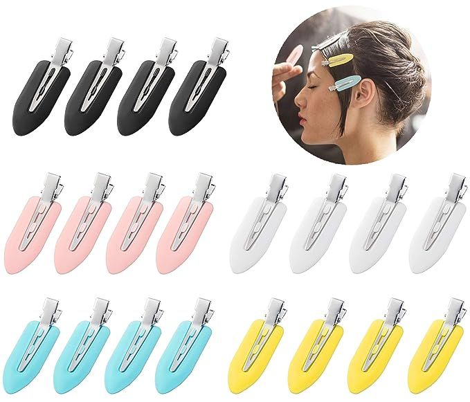 20 Pcs Hair Clips for Styling Sectioning NO Bend Hair Clips NO Crease Hair Clips for Makeup Hair ... | Amazon (US)