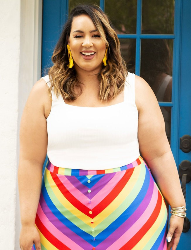 Square Neck Crop Top | Eloquii