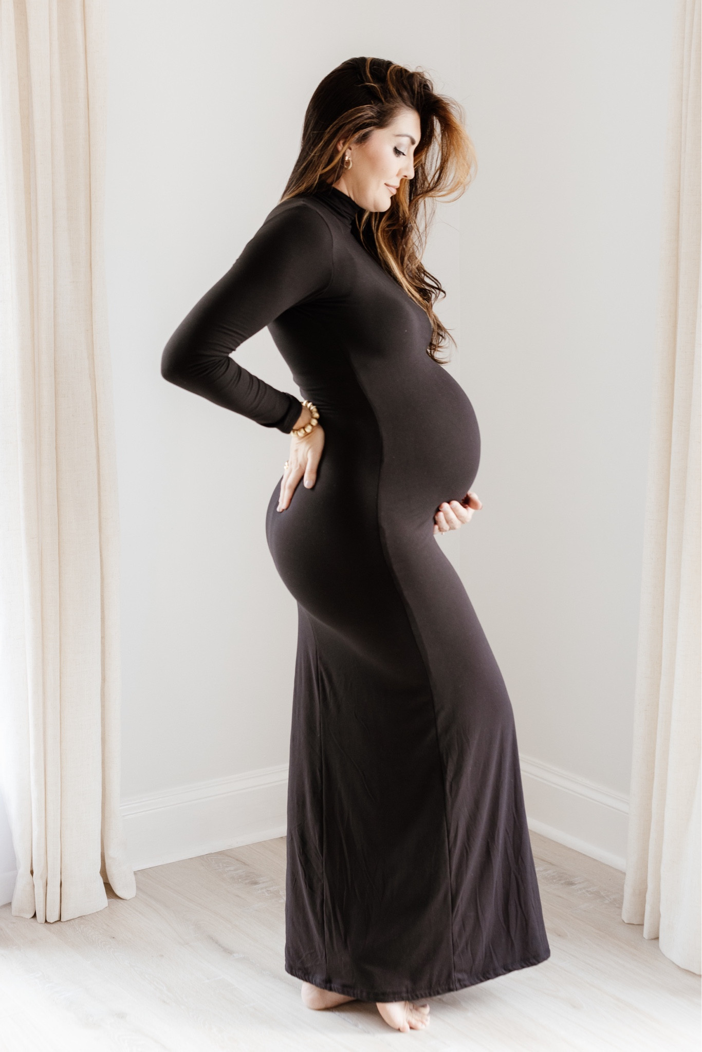 BUMPSUIT wearing for my second maternity photos in a row! 🖤

#LTKBump #LTKBaby #LTKStyleTip