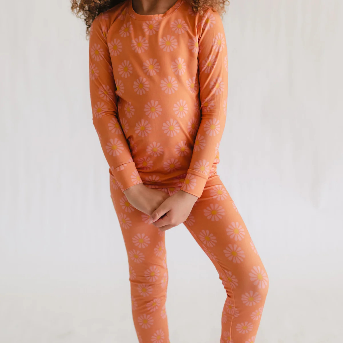 Youth Pajama Set in Desert Flower | Silks Design