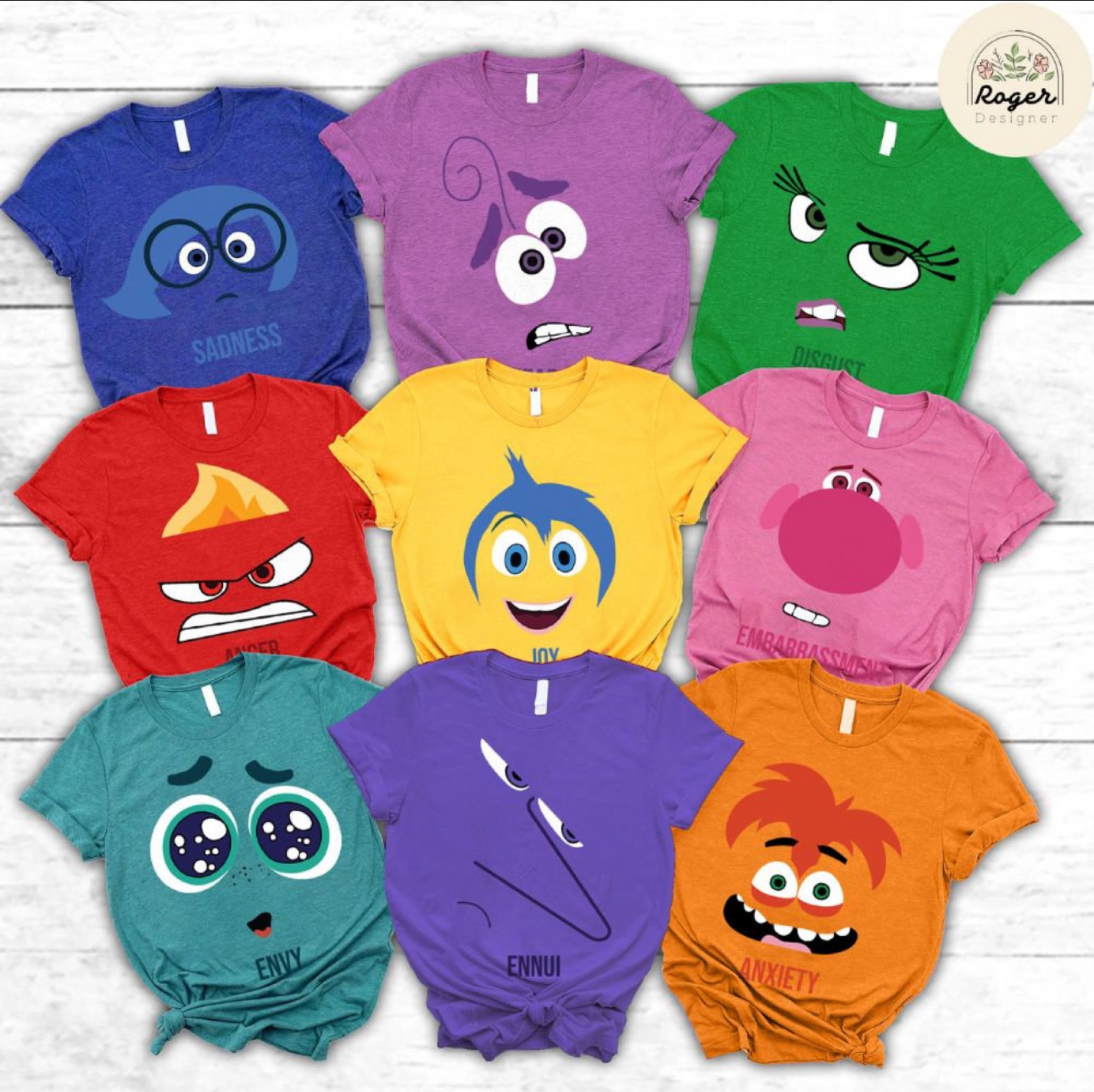 Great idea for a group Halloween costume.  Everyone can choose which character best suits them. Everyone is loving this Inside Out 2 movie and the characters.  #insideout #grouphalloweencostume #easyhalloweencostume #etsy #smallbusiness

#LTKParties #LTKFamily #LTKFindsUnder50
