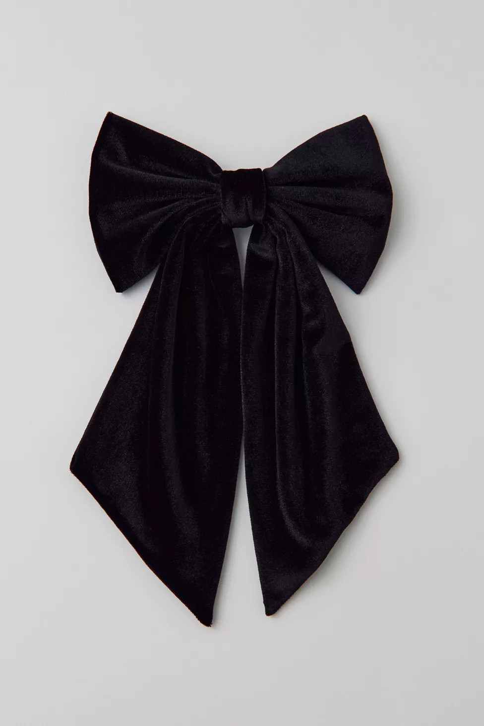 Velvet Hair Bow Barrette | Urban Outfitters (US and RoW)