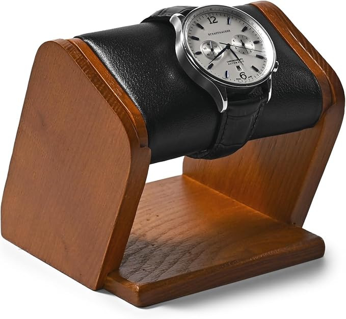 Solid Wood Watch Display Stand for Men Women Single Jewelry Watch Showcase Stand Display for Wris... | Amazon (US)