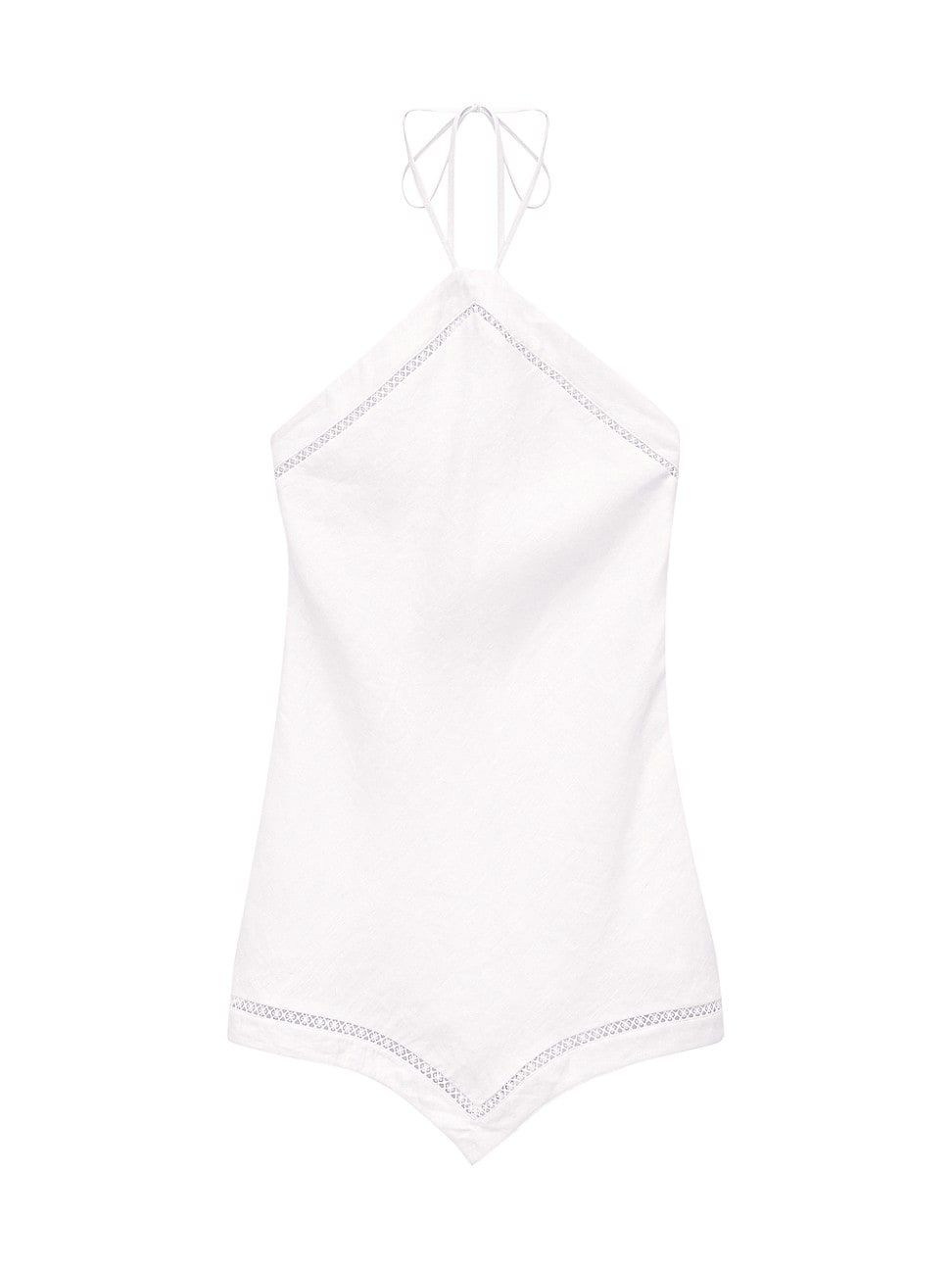 Women's Megan Linen Dress - White - Size 12 | Saks Fifth Avenue