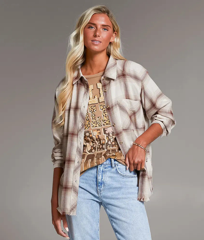 Boyfriend Plaid Shirt | Buckle