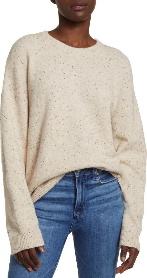 Treasure & Bond Speckled Relaxed Fit Sweater | Nordstrom | Nordstrom