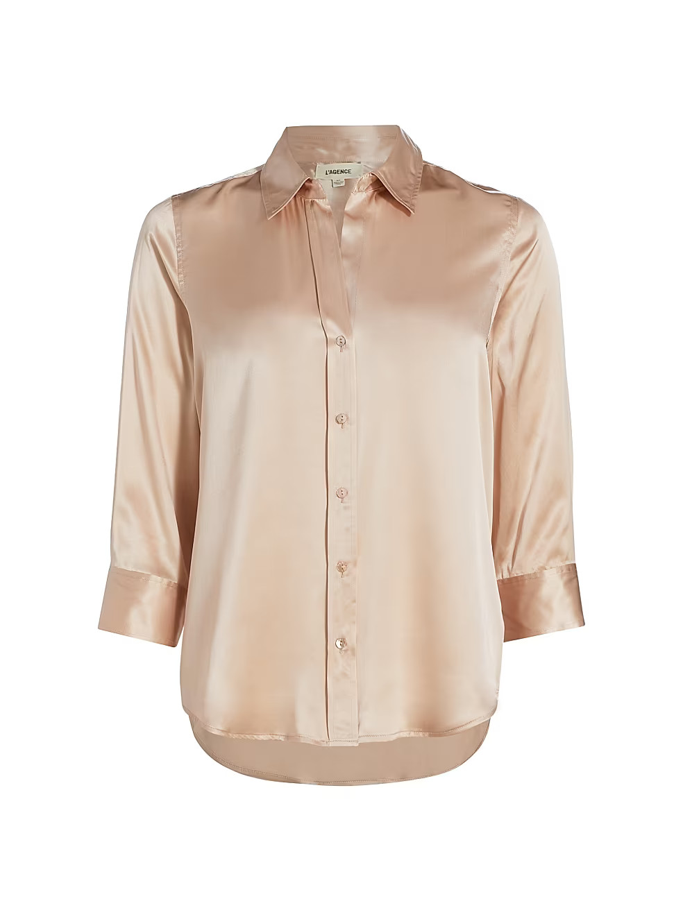 Dani Three-Quarter Sleeve Silk Blouse | Saks Fifth Avenue