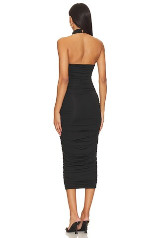 Mallory High Neck Dress in Black | Revolve Clothing (Global)